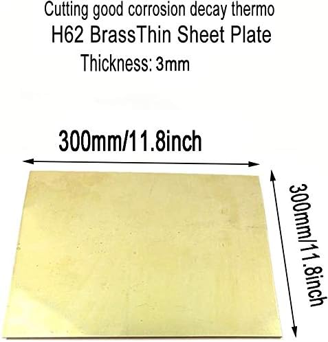NIANXINN H62 Mesingani metalni lim ploča Roll metalni stalak CNC okvir Debljina modela 3Mm 1pcs Lim od čistog