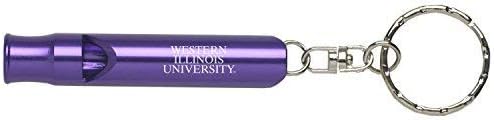 LXG, Inc. University zapadnik Illinois - Whistle Key Tag - Ljubičasta