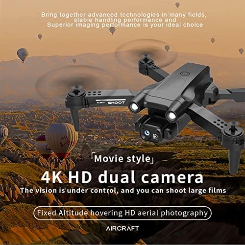 Sklopivi dron sa 4K HD kamerom? Šta?Dcopter igračke za daljinsko upravljanje, bezglavi način rada podešavanje