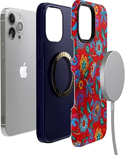 Casely iPhone 13 Pro Case | Kompatibilan sa Magsafe | Oslikano cvijeće | Frida Kahlo Cvjetni dvor futrola