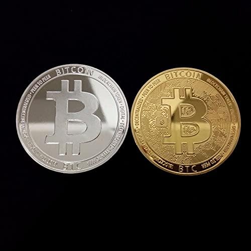 Komemorativni sabirni bitcoin Bitcoin virtual virtualni novčić virtualni kovanica 2021 Sakupljač sakupljanja