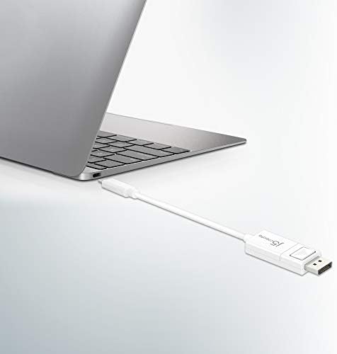 J5Create USB tip-c za prikaz port muškog 4k @ 60Hz 3,9ft 120cm [Thunderbolt 3 kompatibilan] za Macbook Pro,