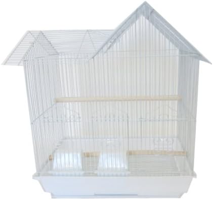 YML 16-inčni 12-inčni vilu Top Bird Cage, bijeli