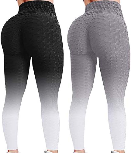 Miashui pantalone za jogu Ruched butt Lifting 2kom trčanje joge vježbe visokog ženskog struka Hip pantalone