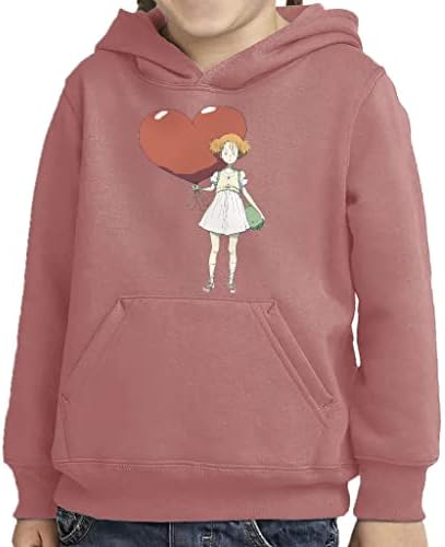 Dizajn srca Toddler Pulover Hoodeie - Grafički spužva Fleece Hoodie - Crtani hoodie za djecu