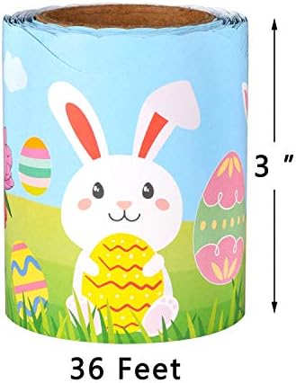 Oglasna tabla Easter Egg Bunny Obrubi za proljetnu dekoraciju učionice, Ošiljenih 36 stopa