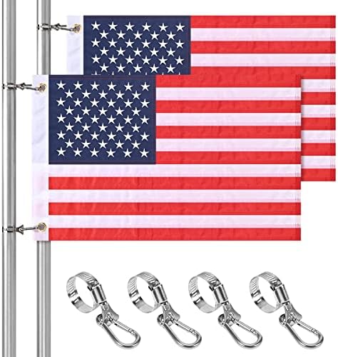 2 pakovanje američka zastava brodom sa 4 ploča za zastave za zastavu, morska američka zastava sa dvostrano