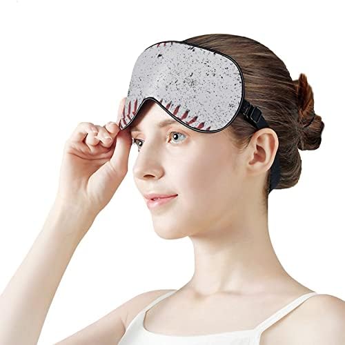 Vintage bejzbol uboda meka maska ​​za oči efektivna maska ​​za spavanje za spavanje Udobnost za povezivanje