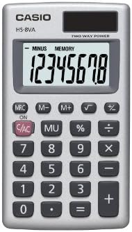 Casio MS-80B Standardna funkcija Desktop kalkulator, crna i HS-8VA, standardni kalkulator standardne snage