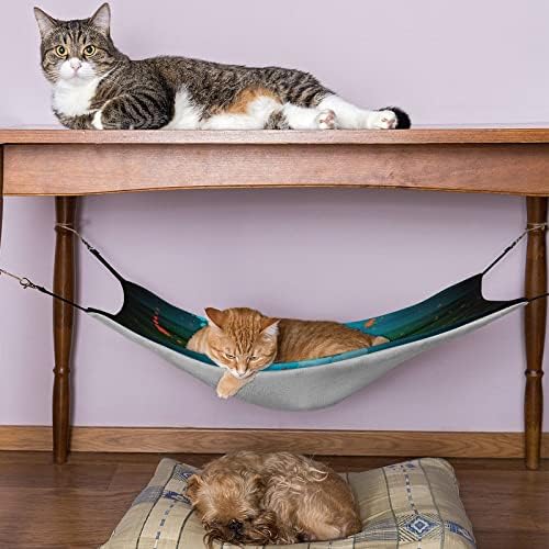 Viseća mreža za mačke šareni kavez za mačke prozor Perch viseći prostor koji štedi za male kućne ljubimce