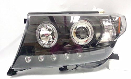 Generički 2008 do 2013 godine za Toyota Land Cruiser FJ200 LC200 LED farovi crno kućište SN