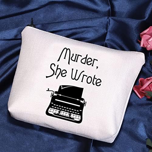 Pofull ubistvo TV emisija inspirisan poklon Jessica Fletcher Fan poklon za prijatelje ubistvo kozmetička torba