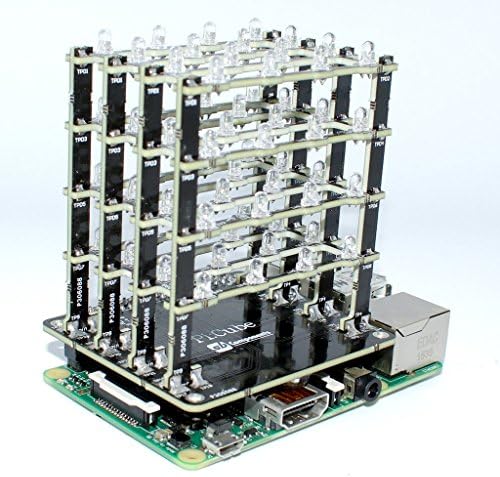 SB Components Picube 4x4x4 LED kocka za maline PI 3,2, nula i A + sastavljeni