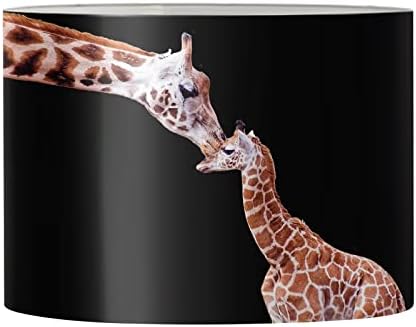 Gongbawa Giraffe srednje nijanse životinjskim tiskanim lampicama za stolni svjetiljka dnevni boravak Modern