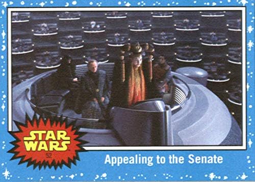 2017 TOPPS STAR WARS Putovanje u posljednji Jedi br. 52 Apeliti na potragu za herojem Senata