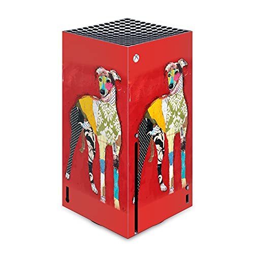 Dizajni za glavu zvanično licencirani Michel Keck Greyhound Art Mix Mix Vinil naljepnica Gaming Custom kože