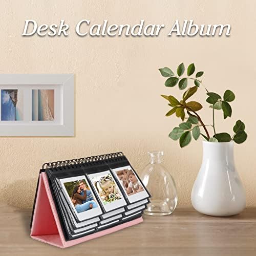 2 pakovanja，Instax Mini Foto Album 96 džepovi Desk kalendar Album za Fujifilm Instax Mini 11 90 70 50S 26