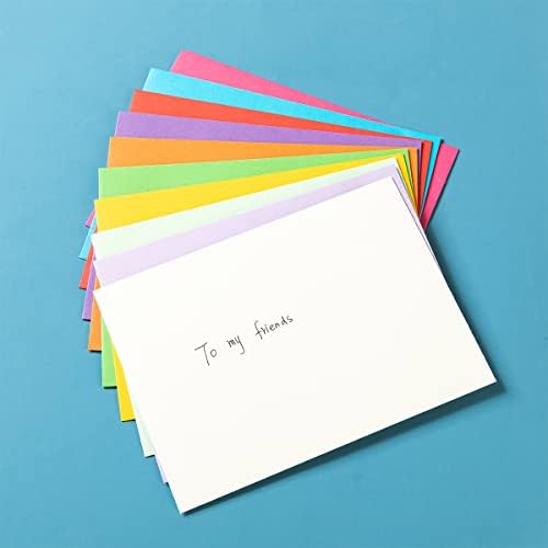 50 pakirajte koverte pozivnica u boji A1 Self pečat za vjenčanje, pozivnice za zabave, čestitke, najave,