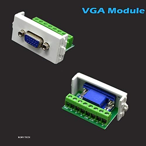 HDMI + HDMI + VGA moduli Informacije Zidna ploča Poklopac zidnog priključka za priključak