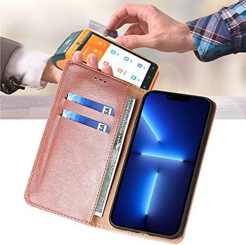 za futrolu za iPhone 13 Pro, PU kožna futrola za telefon sa preklopnim novčanikom sa držačem kartice stalak