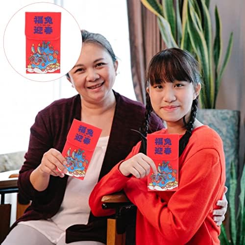 BESTOYARD Kids Wallet 2023 kineska Nova Godina crvene koverte crveni Hongbao Zodiac Rabbit godina Lucky