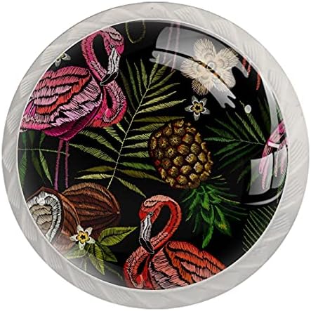 Lagerery dugmad za fioke Flamingo dugmad za ormare za dečiju sobu komoda dugmad okrugla dekorativna dugmad