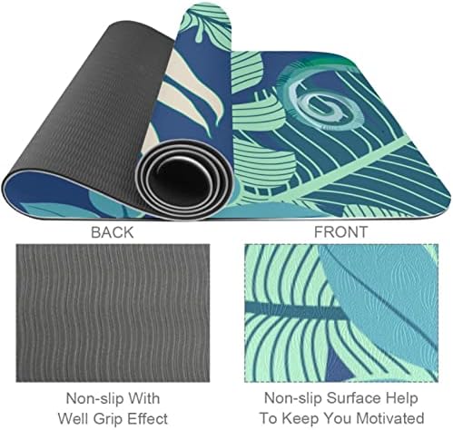 Sve namjene Yoga Mat Vježba & Vježba Mat za jogu, tropske ribe jedrenje okean