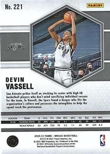 2020-21 Panini Mosaic 221 Devin Vassell RC Rookie San Antonio Spurs NBA košarkaška trgovačka kartica