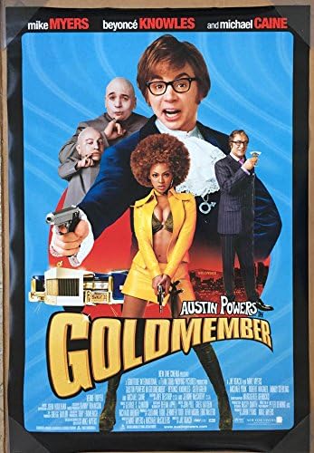 Filmski Poster Austin Powers u GOLDMEMBER 2 Sided Original Final 27x40 Mike Myers