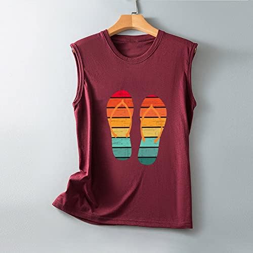 Summer Fall top vest za majicu za žene bez rukava 2023 odjeća Crewneck pamuk grafički cami Camisole Tank