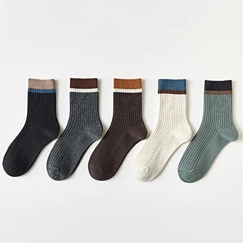 MFCHY jesen muške čarape casual poslovne pruge pamučne čarape muške tople zimske čarape Harajuku
