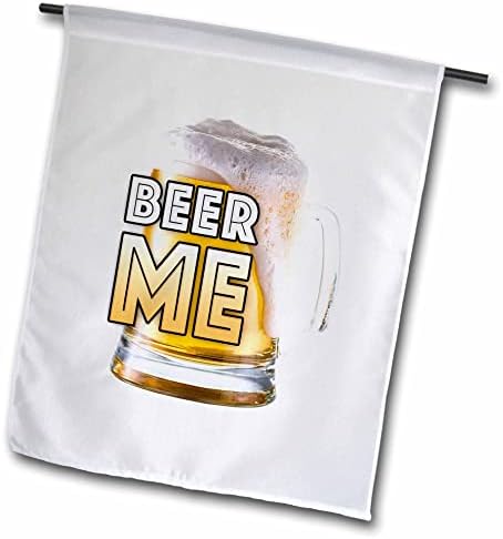 3drose Edge of Night Design-pivo-slika riječi pivo me sa pivskim staklom-zastave