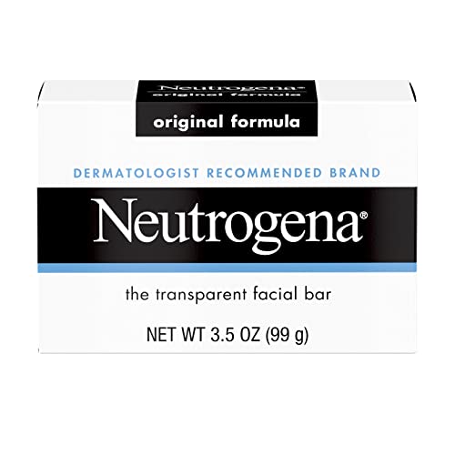 Neutrogena Original Amber Bar Bar za čišćenje lica sa glicerinom, čistim ispiranjem, prozirnim sapunom za