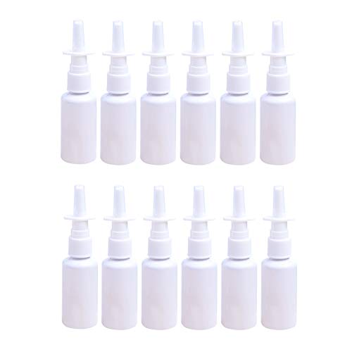 12 komada 5 ml prazne plastične bočice sa raspršivačem za nos koje se mogu ponovo napuniti plastične bočice