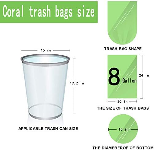 Značajne pojedinačno pakirane vreće za smeće / vreće za smeće, 8 galonskih vrećica za smeće / vreće za smeće
