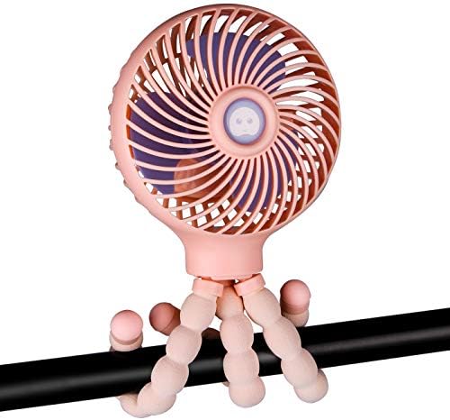 Obrazac za rešetke za ručne rešetke, osobni prijenosni ventilator za klip sa fleksibilnim stativ, punjivi