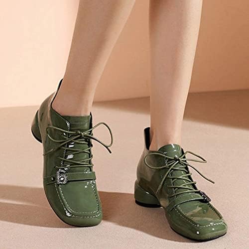 Ženske cipele FASHIONSKE Ljetne i jesenske žene Ležerne cipele čipke Uputne pune boje guste pete niske pete