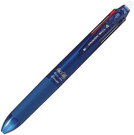 Pilot hemijska olovka, friksina kugla 4, 0,38mm ultra fina, 4 boje, plavo crno tijelo