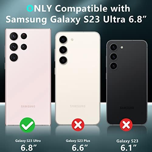 SpiderSaser za Samsung Galaxy S23 Ultra CASE vodootporan, ugrađeni zaštitnik ekrana Potpuna zaštita Teška
