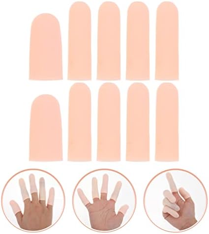 Doitool Tools Protector Finger Protectors Covers: 15kom rukavi za prste podržavaju silikonske vrhove prstiju
