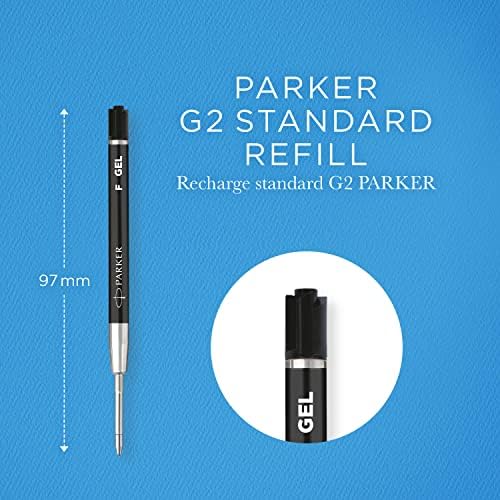 Parker Gel pen Refill / fini vrh / Crna tinta za KVINK / 2 Count