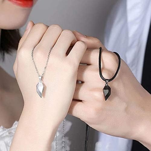 Novgarden podudaranje ogrlica Za parove sa početnim, 2kom personalizovana pola srce ogrlica odnos par ogrlice