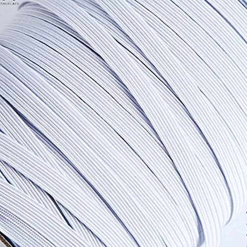 XINYU 5yards/Lot visoko pletena elastična traka bijeli elastični gajtan teška rastezljiva pletena elastična