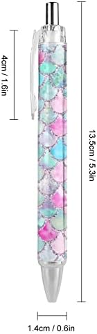 Ružičasta sirena vaga uvlačivo kiše za kuglice 0,5 mm Bold Point Blue tinte Olovke vrhunske kvalitete pismeni