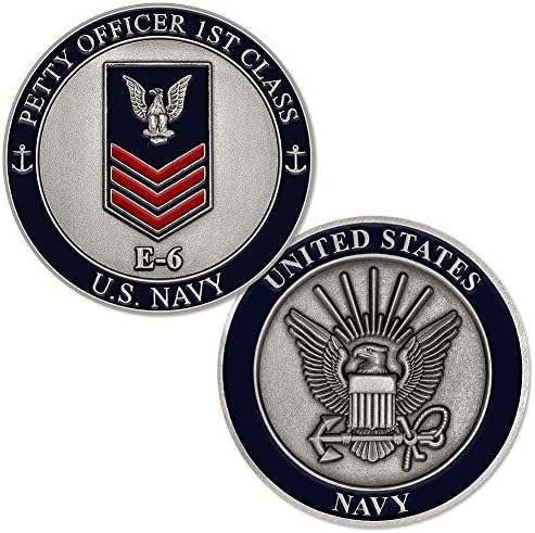 Američka mornarica Petty official prva klasa E-6 Challenge Coin