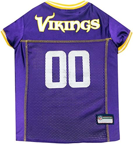 NFL Minnesota Vikings pas dres, veličina: X-veliki. Najbolji fudbalski dres kostim za pse & amp; mačke.