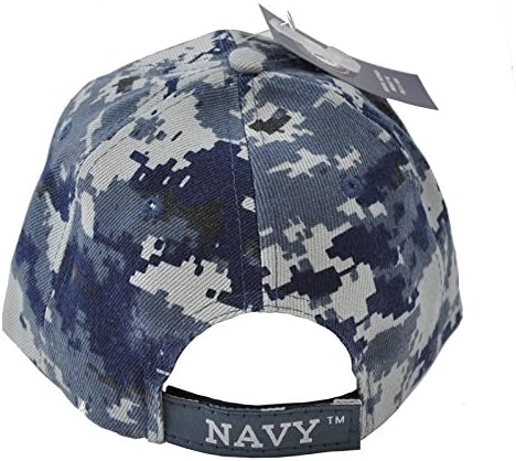 KTW proizvodi Američki mornarsko plavi Digitalni camo NPC Logo sa sjenom vojni bejzbol kapa