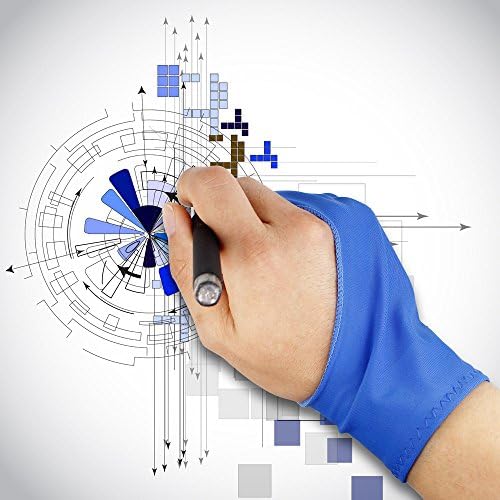 Senhai digitalne umjetničke rukavice za grafički displej olovke za Tablet, 3 pakovanja besplatne rukavice