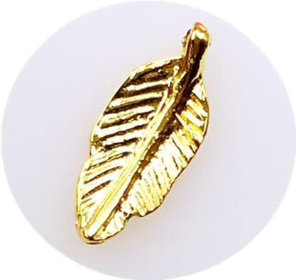 10pcs / Lot Japan Gold Silver Coin Anchor Moon Star 3D DIY metalna legura Nail Art Deco naljepnice za nokte / čari / alati za manikir -