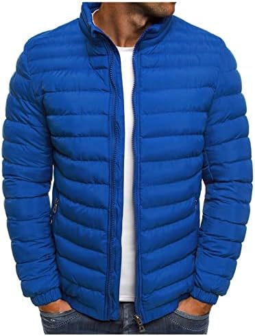 ADSSDQ muški kaput, zimski kaputi MAN Plus Veličina modni kampiranje dugih rukava zip up jakna od solidne